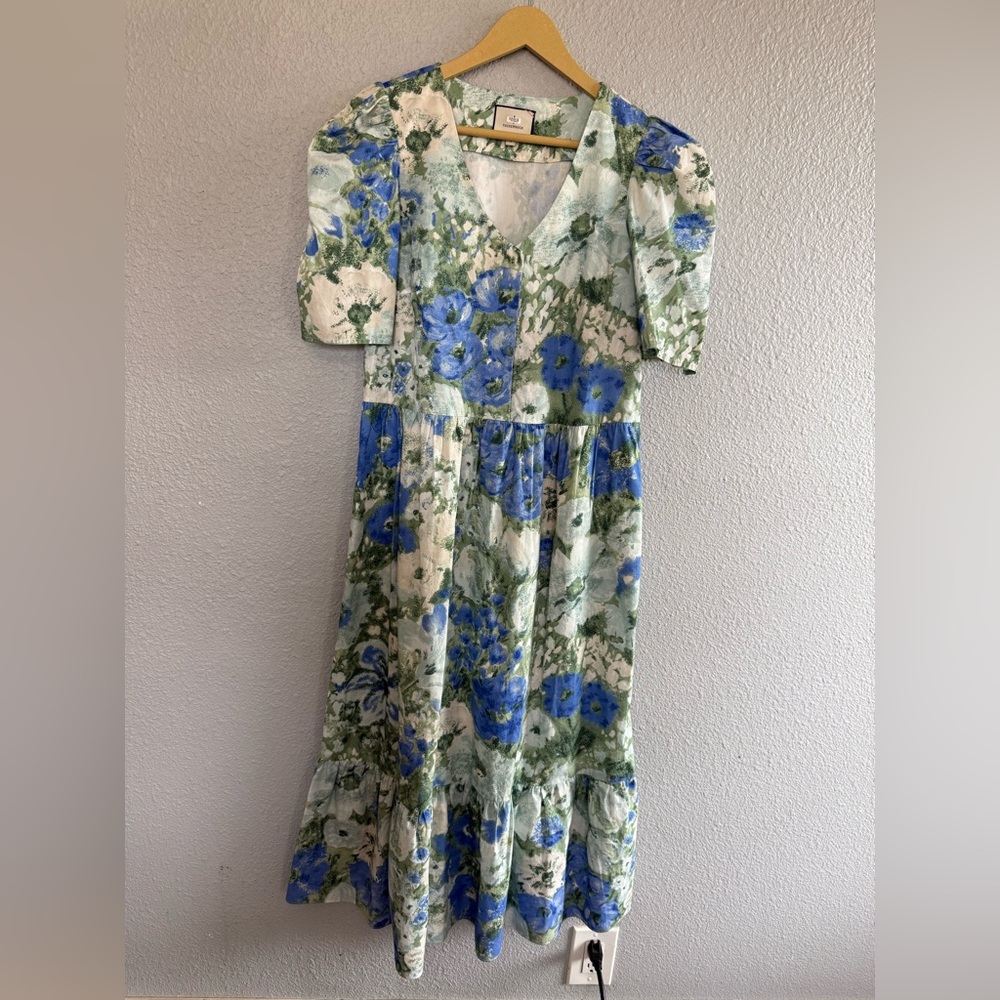 Tuckernuck Jardin De Fleurs Violetta Dress Size Small - Picture 2 of 6